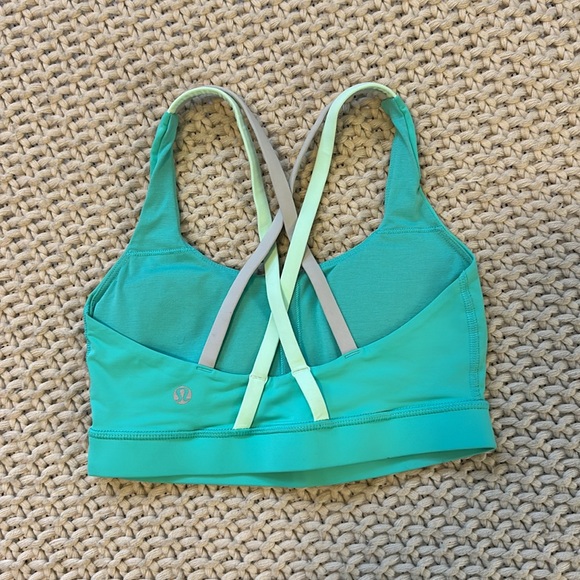 LULULEMON COLOR BLOCK ENERGY SPORTS BRA - Picture 2 of 3